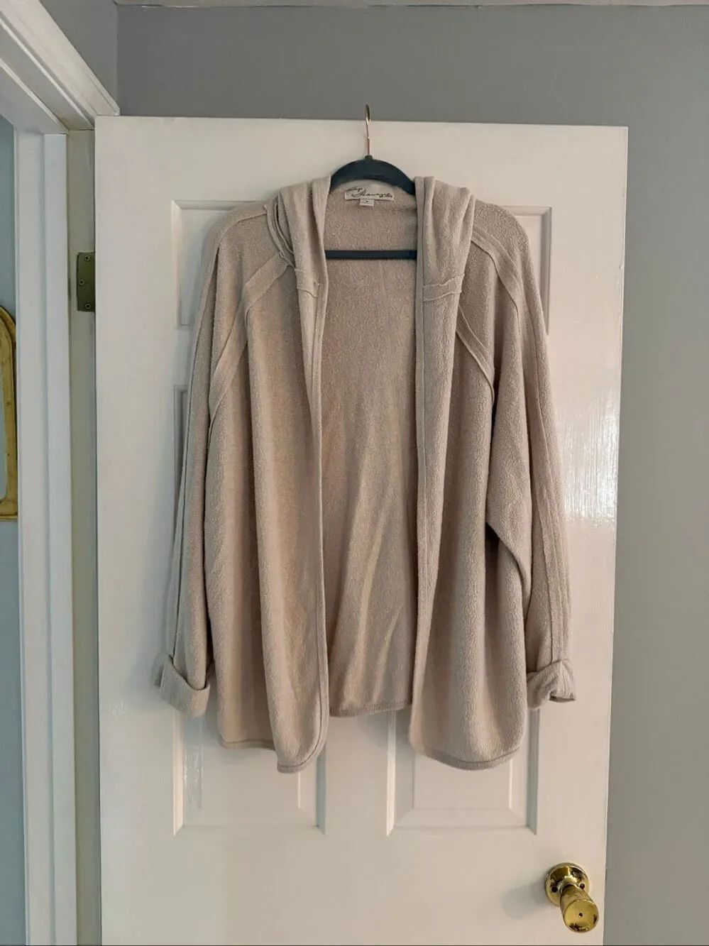 Vintage Havana Hooded Open Cardigan Sweater